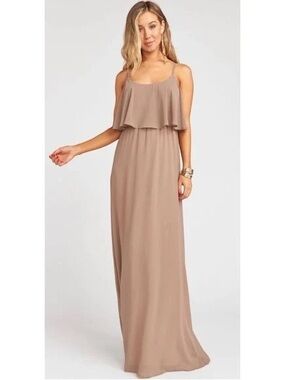 Show me your Mumu Caitlin Ruffle Maxi Dress